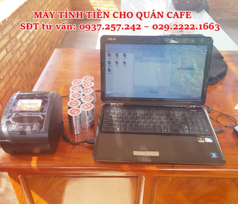 Máy tính tiền giá rẻ cho quán cafe sân vườn tại VĨNH LONG