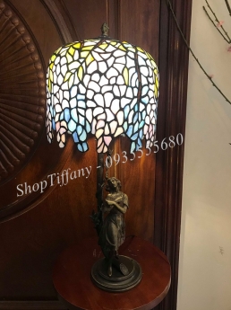 Đèn Tiffany hoa đậu rủ tượng cổ