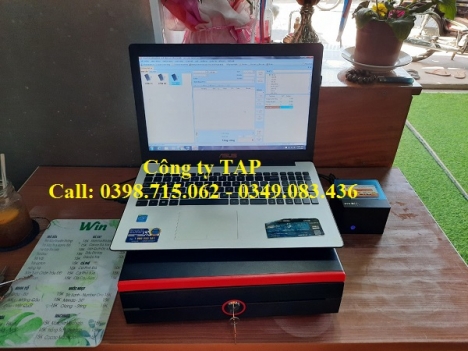 Trọn bộ máy tính tiền cho quán cafe, quán sinh tố tại Rạch Gía Kiên Giang giá rẻ 