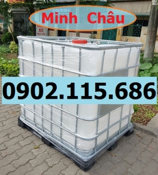 Tank IBC, tank đựng nước công trình, tank nuôi cá, tank đựng hóa chất, tank đựng dầu, tank nước 1000