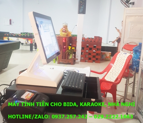 Bán và lắp đặt tận nơi Máy tính tiền giờ cho bida, karaoke tại Bình Dương
