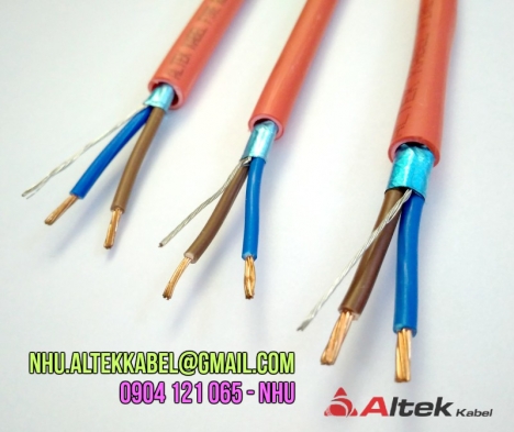 Cáp chống cháy chống nhiễu 2x1.5mm2 altek kabel