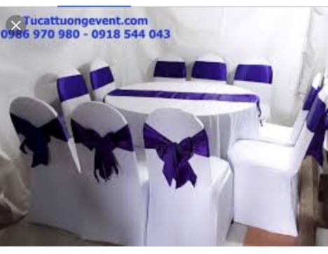 CHO THUÊ KHĂN BÀN - ÁO GHẾ- NƠ GIÁ SỈ TẠI TP.HCM