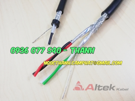 Cáp tín hiệu RS485 2Px22AWG Altek Kabel