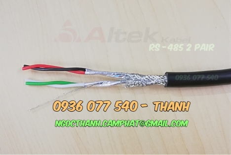 Cáp tín hiệu RS485 2Px22AWG Altek Kabel