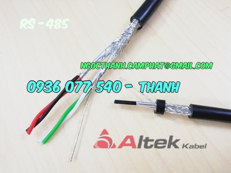 Cáp tín hiệu RS485 2Px22AWG Altek Kabel