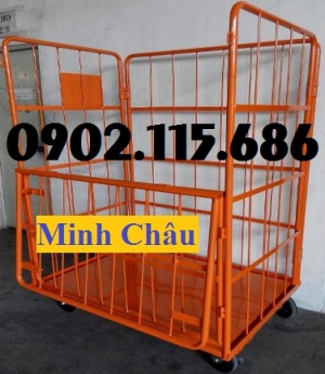 Lồng thép, lồng hàng, lồng đựng hàng, pallet lưới, lồng kéo hàng, lồng thép có bánh xe,