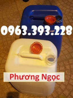Can nhựa đựng hóa chất 30 Lít, can nhựa có nắp garenty
