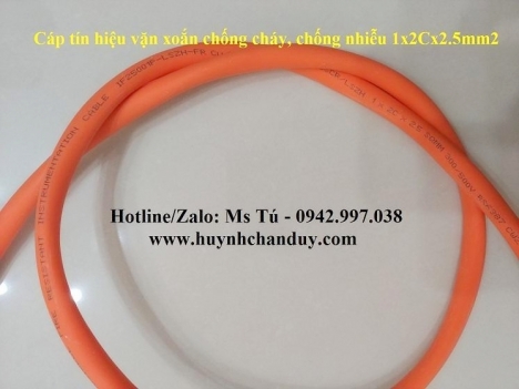 Cáp tín hiệu chống cháy Hosiwell Cable, xuất xứ Thái Lan - 2x1.0mm2, 2x1.5mm2, 2x2.5mm2