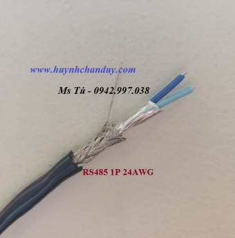 Cáp tín hiệu RS485 24AWG vặn xoắn, chống nhiễu - Hosiwell Cable, xuất xứ Thái Lan