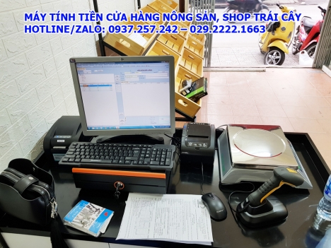 Bán Máy tính tiền cho cửa hàng nông sản, trái cây tại Long Xuyên