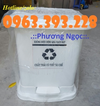 Thùng rác y tế, thùng đựng rác y tế đạp chân, thùng rác đạp chân