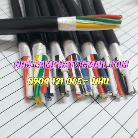 Cáp điều khiển sangjin nhiều ruột có chống nhiễu