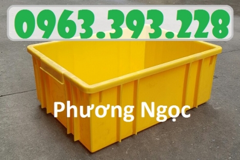 Thùng nhựa công nghiệp, thùng nhựa đặc B3, hộp nhựa đựng đồ cơ khí