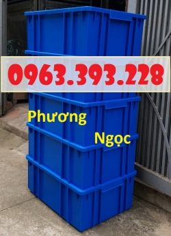 Thùng nhựa công nghiệp, thùng nhựa đặc B3, hộp nhựa đựng đồ cơ khí