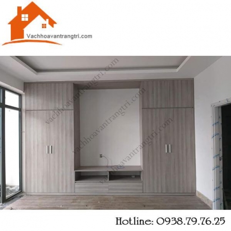 Muốn đặt kích thước tủ quần áo âm tường gỗ công nghiệp
