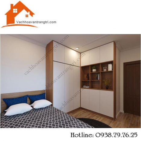 Muốn đặt kích thước tủ quần áo âm tường gỗ công nghiệp
