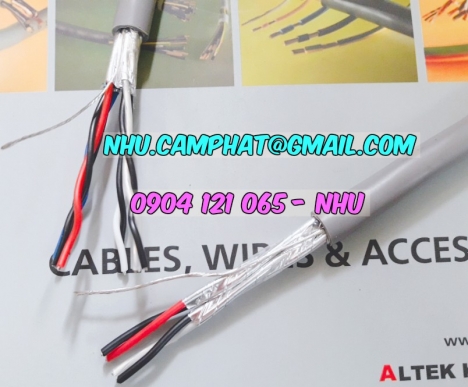 Cáp tín hiệu vặn xoắn, cáp altek kabel nhập khẩu chính hãng