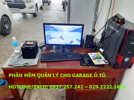 Bán phần mềm quản lý tại Hà Nội dùng cho garage ô tô