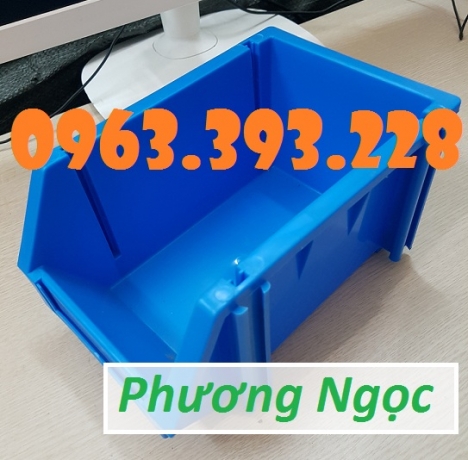 Khay nhựa có tắc kê chống tầng, kệ dụng cụ A6 xếp chồng, khay đựng ốc vít