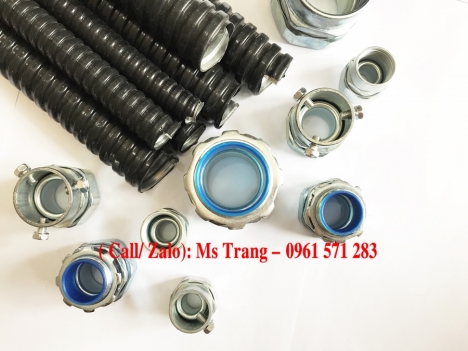 Ống ruột gà lõi thép và đầu nối hàng có sẵn, độ bền cao