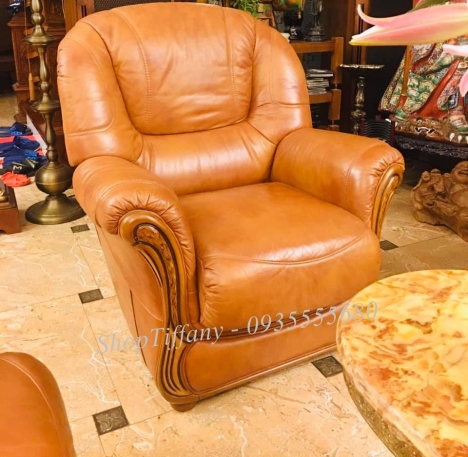 Bộ sofa da thật Châu Âu
