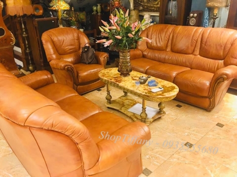Bộ sofa da thật Châu Âu