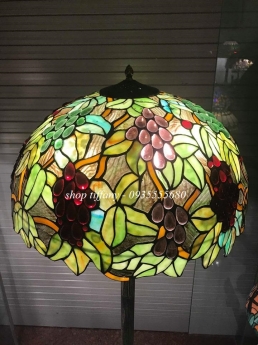 Đèn Sàn Tiffany Họa Tiết Nho rủ.