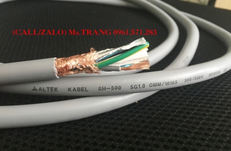 Cáp điều khiển lõi đồng nhuyễn, bọc lưới đồng chống nhiễu Altek Kabel
