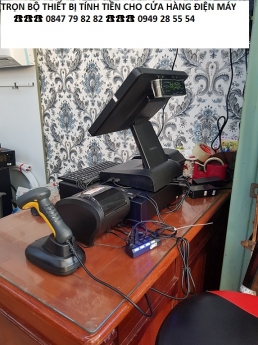 Lắp tận nơi tại Sóc Trăng Full bộ thiết bị tính tiền cho siêu thị điện máy