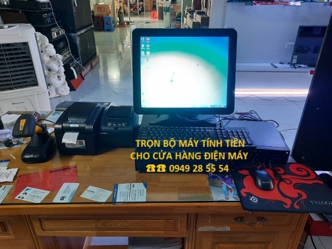 Lắp tận nơi tại Sóc Trăng Full bộ thiết bị tính tiền cho siêu thị điện máy
