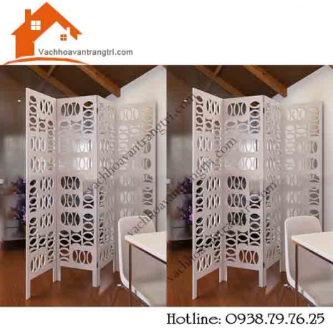 Bức bình phong gỗ đẹp- vách cnc bình phong