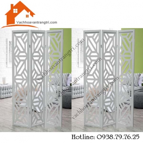 Bức bình phong gỗ đẹp- vách cnc bình phong