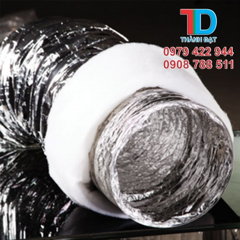ống gió mềm có bảo ôn cách nhiệt lạnh