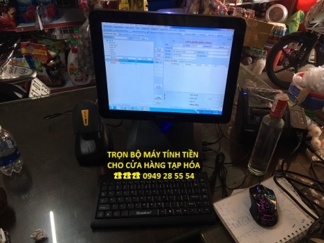 Trọn bộ máy tính tiền tiện dụng cho cửa hàng bách hóa