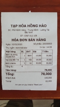 Full bộ thiết bị tính tiền cảm ứng cho tiệm tạp hóa ở Bắc Ninh