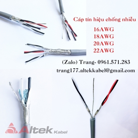 Cáp tín hiệu vặn xoắn chống nhiễu Altek Kabel hàng chính hãng giá tốt nhất