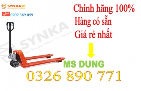 Xe nâng tay thấp 2500kg noblelift chính hãng