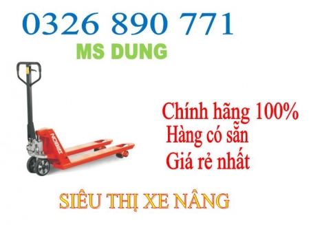 Xe nâng tay thấp 3 tấn noblelift chính hãng