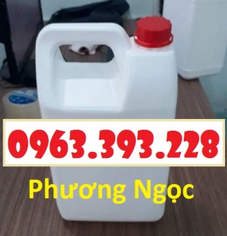 Can nhựa 5 Lít đựng hóa chất, can 5L nhựa HDPE