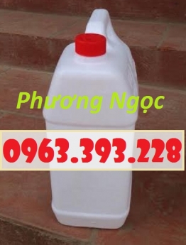 Can nhựa 5 Lít đựng hóa chất, can 5L nhựa HDPE
