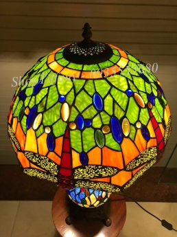 Đèn bầu Tiffany họa tiết chuồn chuồn