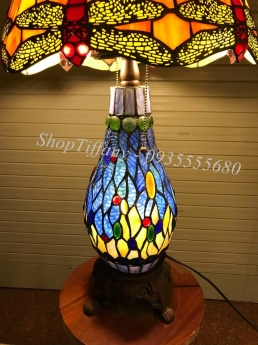 Đèn bầu Tiffany họa tiết chuồn chuồn