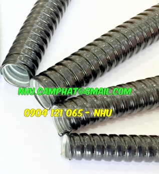 Hàng sẵn kho ống ruột gà lõi thép bọc nhựa phi 20