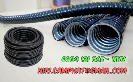 Hàng sẵn kho ống ruột gà lõi thép bọc nhựa phi 20