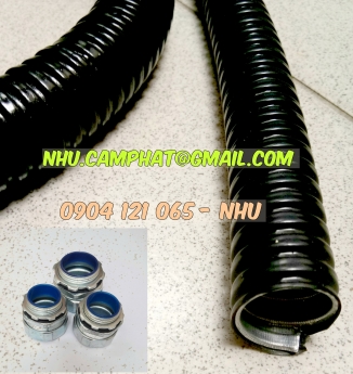 Hàng sẵn kho ống ruột gà lõi thép bọc nhựa phi 20