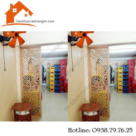 Mẫu vách ngăn phòng thờ- vách chắn bàn thờ có tốt không