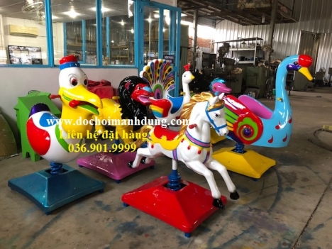 Mâm Nhún, Hồ Câu Cá, Đảo Lượn, Xe Điện Bình, Trò Đồ Chơi Động Cơ Điện, Đu Quay Xoay