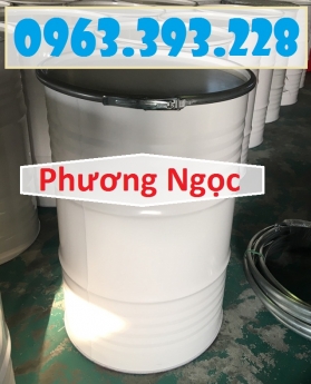 Thùng phuy sắt nắp mở, thùng phuy sắt 220L đựng hóa chất