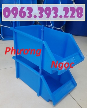 Kệ nhựa A8, khay nhựa vát đầu, khay đựng phụ tùng